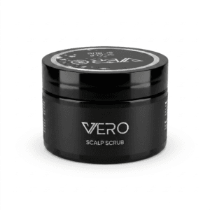 Scrub pentru curatarea si exfolierea scalpului cu pudra din samburi de caise VERO 200 ml